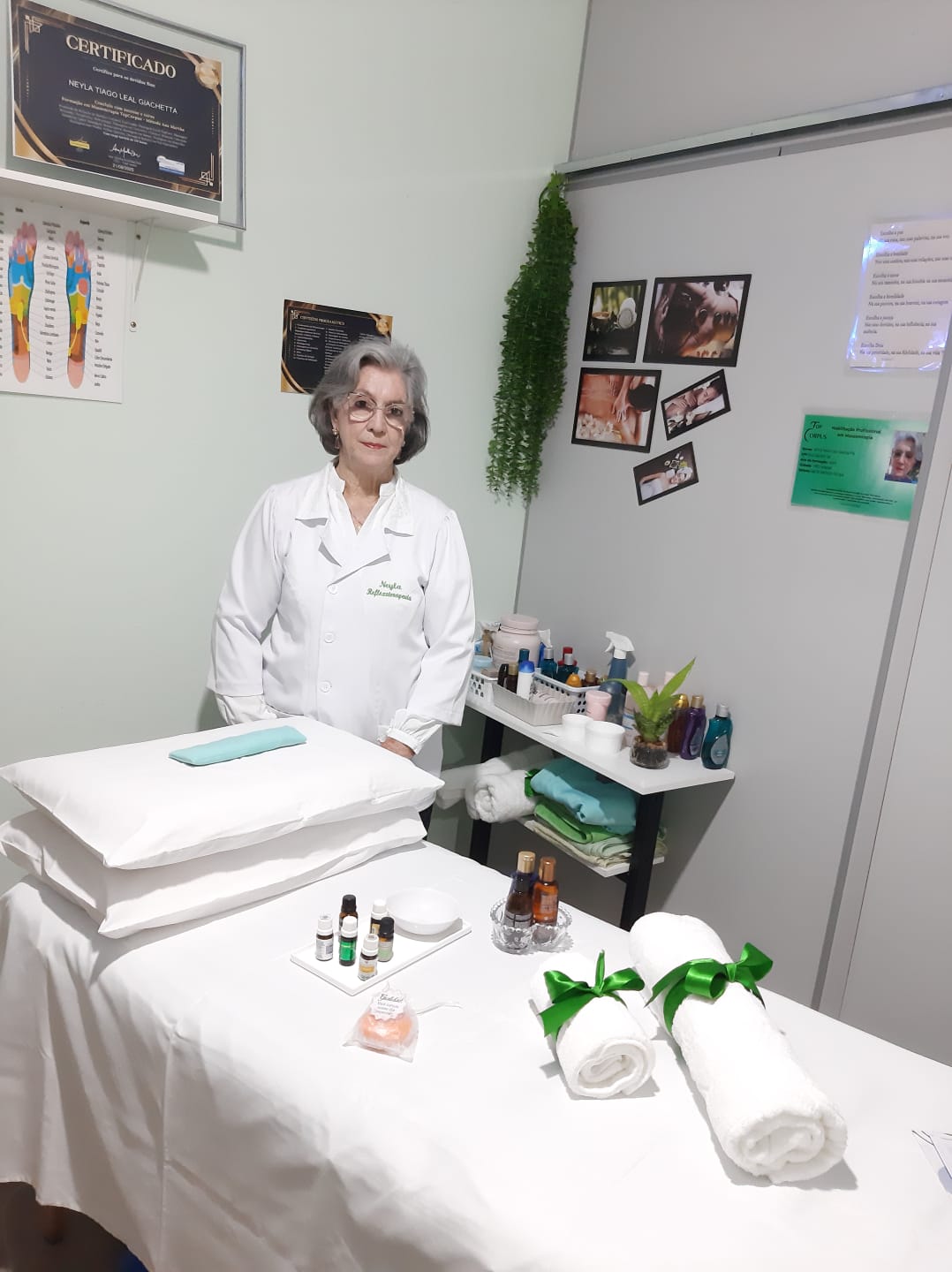 Atendimento de Reflexologia Podal - Instituto Neyla Giachetta